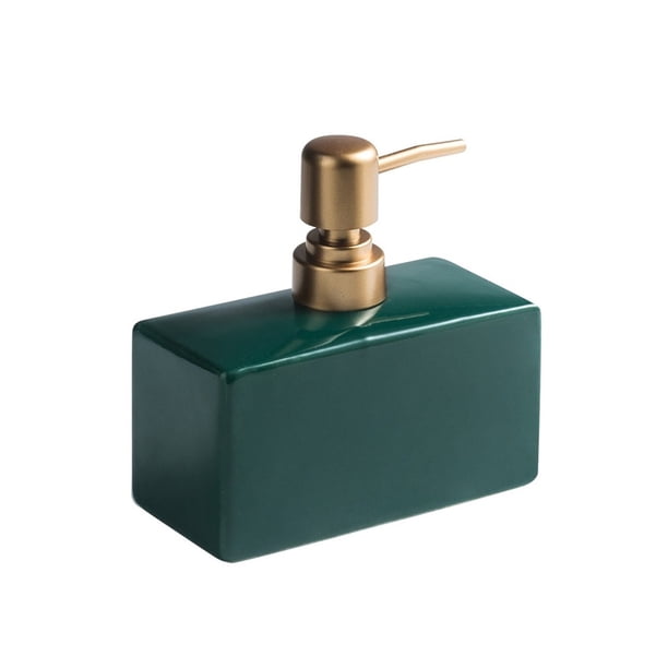 Dispensador de loción de cerámica for baño, dispensador de jabón líquido rellenable con bomba de presión