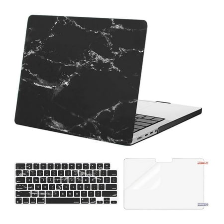 Mosiso Case for MacBook Pro 16 inch Case 2023 2022 2021 Release M3 A2991 M2 A2780 M1 A2485 Pro Max Chip Touch ID, Plastic Hard Shell Case&Keyboard Cover&Screen Protector