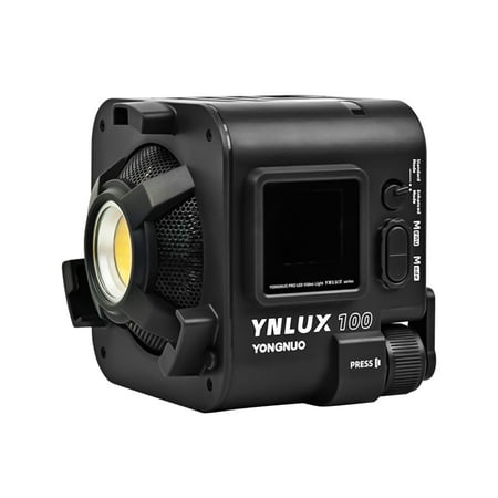 YONGNUO YNLUX100 Compact Video COB Photography Fill 100W 3200K-5600K Dimmable 12 Effects Bowens Mount for Photography Vlog Live Streaming Video