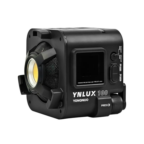 YONGNUO YNLUX100 Compact Vidéo COB Photographie Remplir 100W 3200K-5600K Dimmable 12 Effets Bowens Monter pour la Photographie en Plein Air Vlog Vidéo en Direct en Streaming