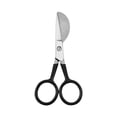 thumbnail image 2 of Duckbill Applique Scissors Thread Lace Fabric Trimming Scissors Hand Tool Black, 2 of 8