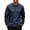2# Light Blue, variant on Men's Fake 2-Piece Layered Solid Shirts Casual Pullover Green 2XL