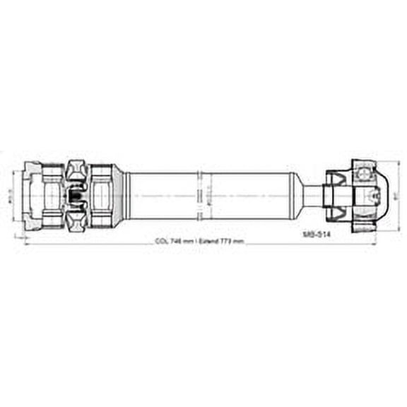 Drive Shaft Assembly Front