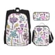 thumbnail image 1 of Disketp Summer with Flamingo Mochila Estampada de Gran Capacidad con Lonchera y Estuche, Set de 3 Piezas para Estudiantes, 1 of 7