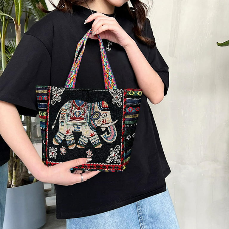 Handmade Folkloric Embroidered Shoulder Bag - Ideal Place Market