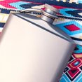 thumbnail image 2 of Titanium Pocket Bottle for Wine, Camping, Hiking, Travel and Garden Silver 260ml, 2 of 5