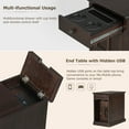 thumbnail image 2 of Yesfashion Vintage End Table Side Table With Drawer USB Ports Night Stands Bedroom Furniture For Bedroom/Living Room/Salon/Office, 2 of 9