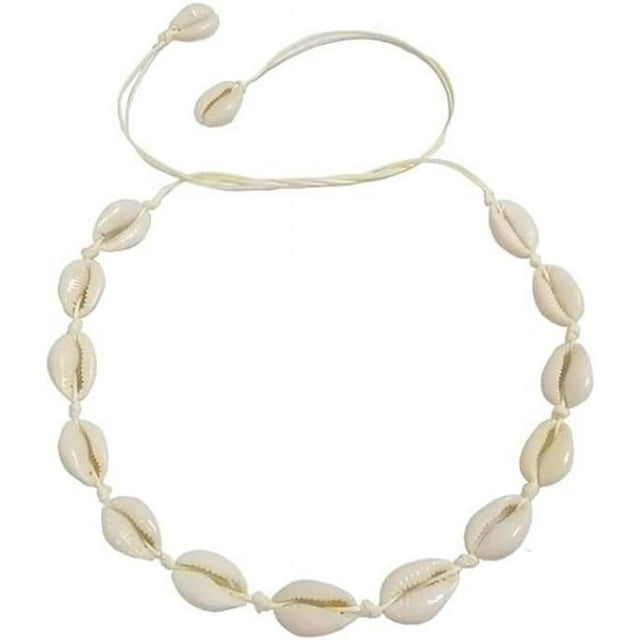 HSHDLDF Collier Coquillage Puka pour Femmes Hommes Collier Surfeur Coquillage Cordon Collier Collier Ras du Cou Perles Colorées Collier Ajustable Été Boho Hawaii Boucle Perle Collier Bijoux Coquillage Naturel