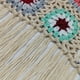 thumbnail image 5 of Bolso de hombro de mujer Salvador tejido bohemio hecho a mano con borla Beige, 5 of 7