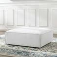 thumbnail image 2 of Accent Chair Ottoman, Fabric, White, Modern Contemporary Urban Design, Living Lounge Room Hotel Lobby Hospitality, 2 of 7