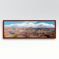 thumbnail image 2 of 28x7 Frame Red Real Wood Picture Frame Width 0.75 inches | Interior Frame Depth 0.5 inches | Cerise, 2 of 8
