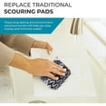 thumbnail image 5 of Skoy Scrub, Non-Scratching, Reusable Scrub for Kitchen and Household Use, Environmentally-Friendly, Dishwasher Safe, 4-Pack - Assorted Colors and Designs, 5 of 5