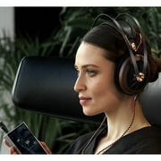 Meze Audio 109 Pro Casual Listening Lightweight Over-Ear Headphone with Pouch, Walnut