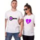 thumbnail image 1 of Camisetas de pareja, camisetas creativas para hombre con estampados de amor y camisetas casuales de manga corta, ideales para deportes al aire libre en verano. Camisetas, camisetas de ocio., 1 of 5