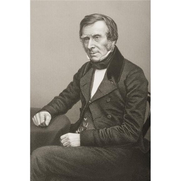 Sir Benjamin Collins Brodie 1783-1862. British Surgeon Philosopher Writer & Poster Print, 11 x 17