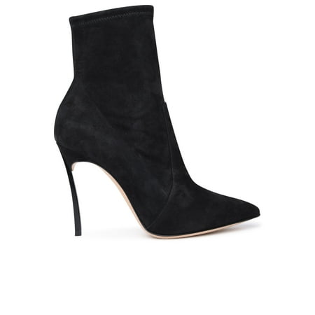 

CASADEI Stivaletto Blade In Suede Nero