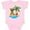 AD-Pink, variant on Inktastic Reindeer on the Beach with Palm Tree Boys or Girls Baby Bodysuit