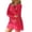Hot Pink, variant on Riecok Swim Crochet Cover Up Long Sleeve Tassel Hollow out Swimsuit Cover Ups Summer Beach Vacation Outfits