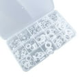 thumbnail image 2 of 225pcs Silicone Rubber O-Ring Assortment Kit Metric VMQ Sealing Gasket Set White, 2 of 9