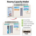 thumbnail image 3 of GAEKEAO Small Womens Wallet RFID Blocking Bifold Card Holder Tassel Vegan Leather Wallets with Zipper Pocket, 3 of 8