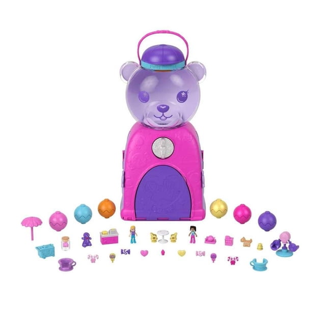 Muñeca Polly Pocket Compacto de Máquina de Dulces de Osito