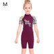 thumbnail image 2 of Buceo vela mojada traje chicas seco rápido stand stands traje de baño manga corta cuello redondo cuerpo completo traje de neopreno para surfear natación buceo púrpura m Inevent OD003667-02, 2 of 7