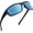 B: Frame: Matte Blackout/Lens: Smoke - Ice Mirror, variant on KastKing Kateel Polarized Sport Sunglasses for Men and Women, Ideal for Driving Fishing Cycling and Running,UV Protection