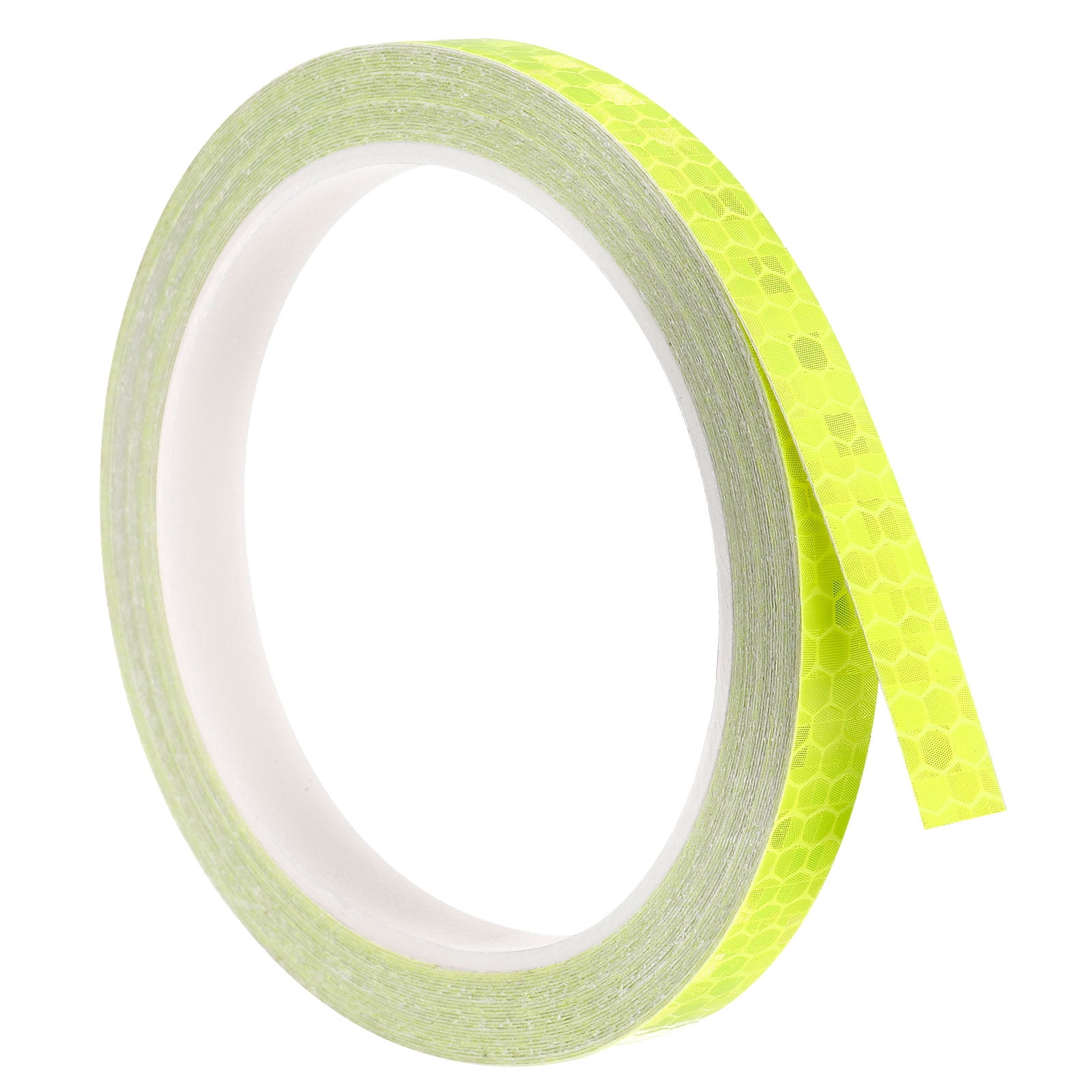 100pcs Fluorescent Green Reflective Sheets / Tape - Target Stickers, All Sizes, High-Visibility Safety Material