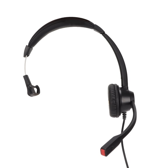 Auriculares de comunicacia, diadema resistente flexible de 2.5 mM auriculares comerciales auriculares
