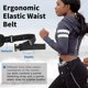 thumbnail image 5 of Cinturón para correr mejorado con botella de agua, riñonera con correas ajustables para hombres y mujeres, bolsillo grande para correr para teléfono inteligente de 6,5 pulgadas, 5 of 5