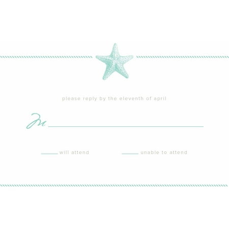 - Sophisticated Starfish Standard RSVP