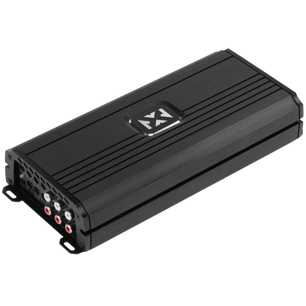 NVX NDA11005 5-Channel Car Amplifier 2200W Peak N-Series Class-D with Remote Bass Knob
