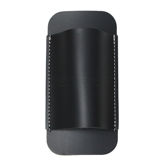 A Strap With A Leather A Horizontal Leather And A Horizontal Leather Man's Waist Pocket