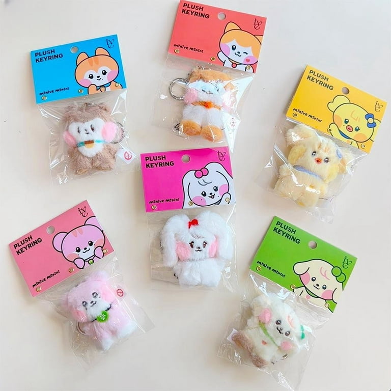 Kpop Idol IVE Minini Plush Keyring Minive Stuffed Doll