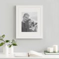 thumbnail image 2 of DesignOvation Leno 11" x 14" Matted 8" x 10" White Picture Frame, 2 of 7