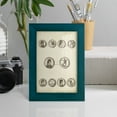 thumbnail image 5 of Antique Roman Coins V -Framed Print w/glass-Ocean Blue, 5 of 8