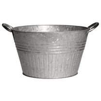 14" Round Tub w/handles - Galvanized