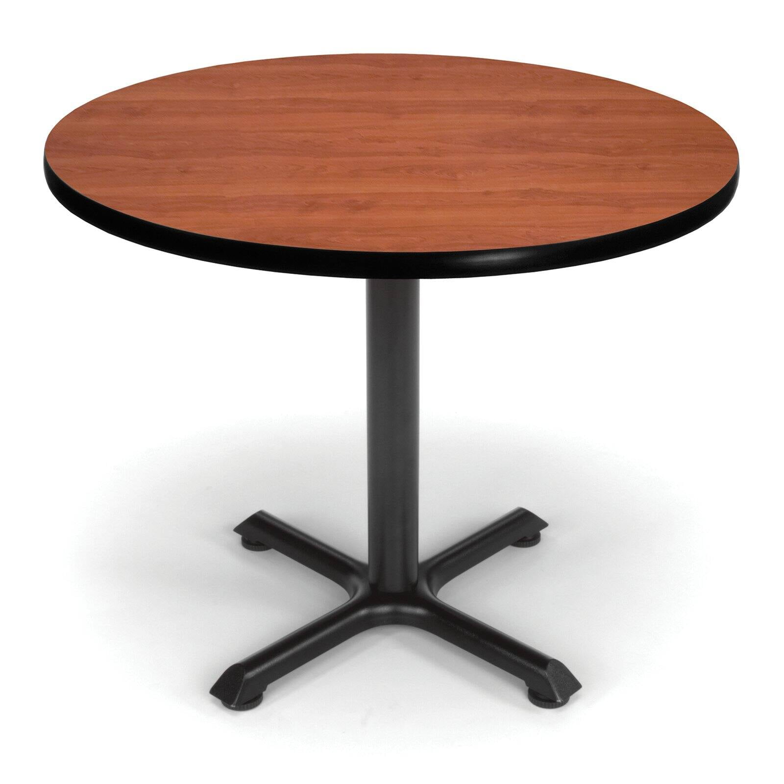 OFM Model XT36RD 36" Multi-Purpose Round Table with X-Style Pedestal Base, Cherry