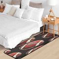 thumbnail image 5 of CURLYOOT Football Runner Rug 2'x6' Washable Kitchen Runner Rug Indoor Non Slip Laundry Rugs American Football Floor Carpet for Hallway Kitchen Entryway Bedroom Living Room, 5 of 9