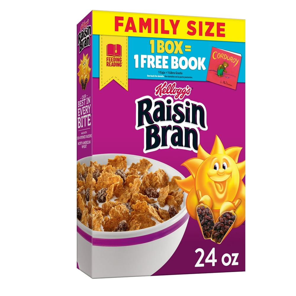 Kellogg's Raisin Bran Breakfast Cereal, Original, Family Size
