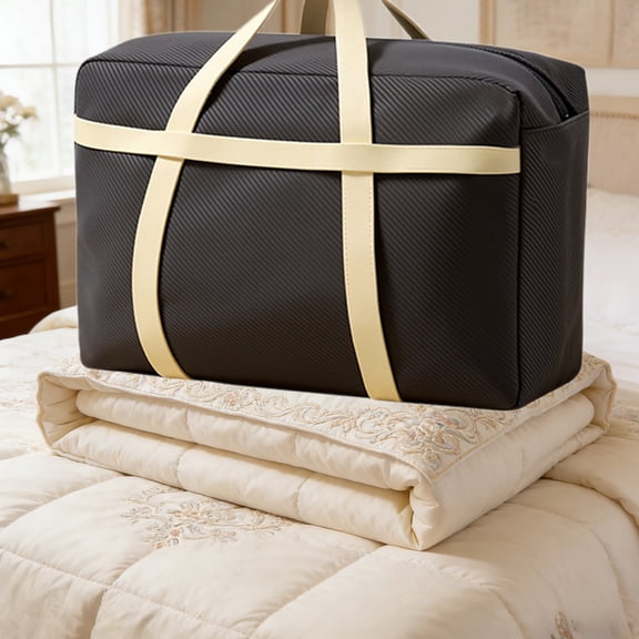 Upgraded Large Travel Duffle Bag, Multipurpose Pack for Moving and Overnight Trips, Waterproof Non-woven Fabric, Reinforced Sturdy Carry Handles, Size Xxl, 35.43inx23.62inx9.84in