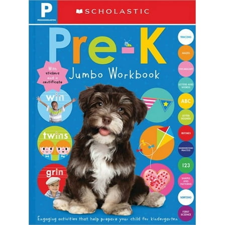 Pre-K Jumbo Workbook: Scholastic Early Learners (Jumbo Workbook) (Paperback)
