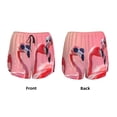 thumbnail image 3 of Salouo Cool Flamingos Sunglasses Scene Print Women's 2 in 1 Running Shorts Double-Layer Shorts Athletic Workout Gym Yoga Shorts Running Shorts for Women-X-Large, 3 of 7