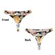 thumbnail image 3 of Balery Sea Shell Tangas de Algodón para Mujer con Estampado – Ropa Interior Sexy, Transpirable, G-string-X-Small, 3 of 6
