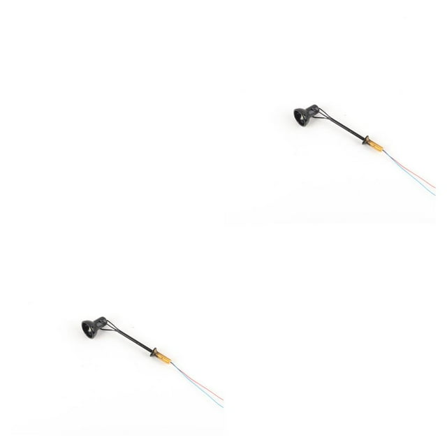 QualitChoice Model Railway Lamp Outdoor Miniature 1:87 Scale Streetlight Layout LED Park Light Home Building Layout Decorations Type A Black 2Set