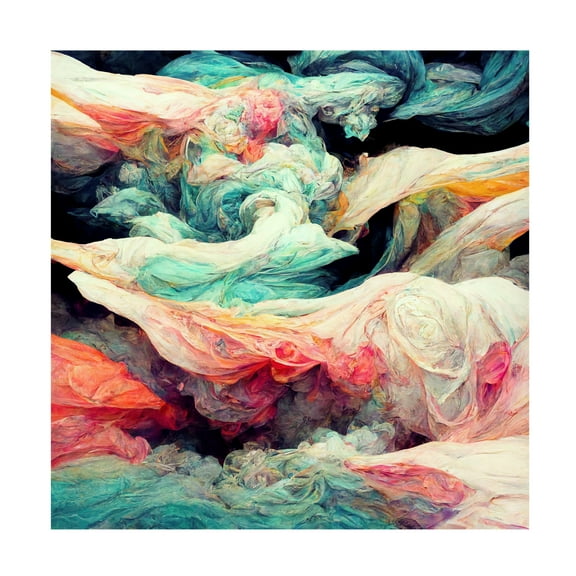 Canvas Wall Art - Sasha 'K Dreams II' Wall Art for Living Room, Bedroom, or Office Décor by Trademark Fine Art - 14 x 14 Inches