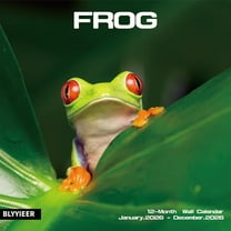 2026 Wall Calendar,Calendar 2026,Frog Monthly Wall Calendar, 12" x 24" Open,Family Planner Calendar, Home & Office Organizer,Hangable