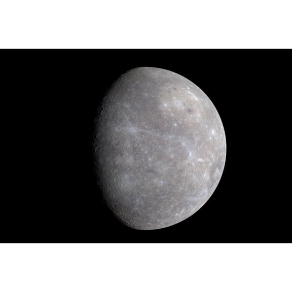 24"x36" Gallery Poster, planet Mercury in color