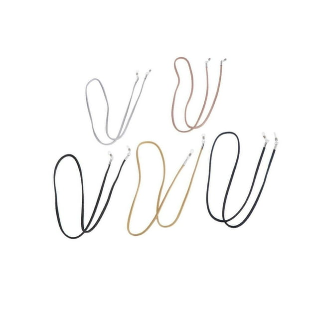 ziyahi Chaînes de Lunettes pour Enfants Lot de 5/lot Support d'Installation Sangle de Lunettes Résistante à l'Usure avec Fixation Type B Type C 5 Pcs