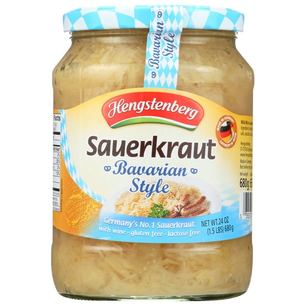 Hengstenberg Sauerkraut Bavarian Style, 24.3 Oz